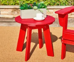 Glitzhome Adirondack Outdoor Side Table -Garden Oasis 810582316 2