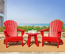 Glitzhome Adirondack Outdoor Side Table -Garden Oasis 810582316 3