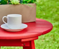 Glitzhome Adirondack Outdoor Side Table -Garden Oasis 810582316 4