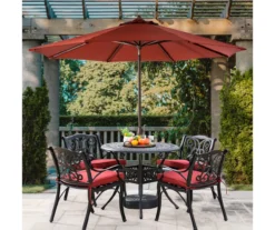 Glitzhome 5-Piece Cast Aluminum Cushioned Patio Dining Set -Garden Oasis 810582319 3