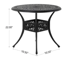 Glitzhome 5-Piece Cast Aluminum Cushioned Patio Dining Set -Garden Oasis 810582319 5