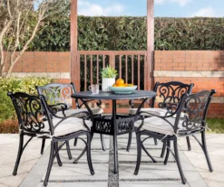 Glitzhome 5-Piece Cast Aluminum Cushioned Patio Dining Set -Garden Oasis 810582320 3