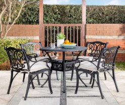 Glitzhome Cast Aluminum Cushioned Patio Dining Chairs, 2-Pack -Garden Oasis 810582321 2