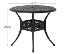 Cast Aluminum Patio Dining Table -Garden Oasis 810582325 5