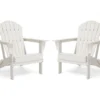 Glitzhome Adirondack Outdoor Folding Chairs, 2-Pack -Garden Oasis 810582333 1