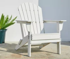 Glitzhome Adirondack Outdoor Folding Chairs, 2-Pack -Garden Oasis 810582333 3