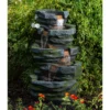 Artisan 5-Tier Envirostone Fountain -Garden Oasis 810585196 2