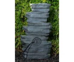 Artisan 5-Tier Envirostone Fountain -Garden Oasis 810585196 4