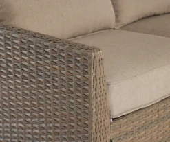 Broyhill Yorktown All-Weather Wicker Cushioned Patio Loveseat -Garden Oasis 810585405 0157 A8 5