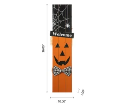 Pumpkin & Scarecrow Double Sided Leaner Decor -Garden Oasis 810587751 7
