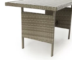 Valencia All-Weather Wicker & Slat Patio Coffee Table -Garden Oasis 810587799 2
