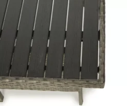 Valencia All-Weather Wicker & Slat Patio Coffee Table -Garden Oasis 810587799 4