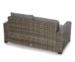 Broyhill Pembroke All-Weather Wicker Cushioned Patio Loveseat -Garden Oasis 810588207 0486 A8 3