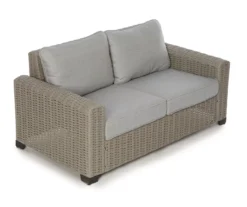 Broyhill Pembroke All-Weather Wicker Cushioned Patio Loveseat -Garden Oasis 810588208 0443 A8 1