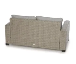 Broyhill Pembroke All-Weather Wicker Cushioned Patio Loveseat -Garden Oasis 810588208 0443 A8 3