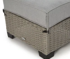 Broyhill Pembroke All-Weather Wicker Cushioned Patio Ottoman -Garden Oasis 810588248 0457 A8 3