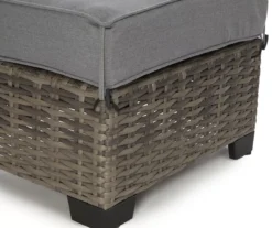 Broyhill Pembroke All-Weather Wicker Cushioned Patio Ottoman -Garden Oasis 810588249 0469 A8 3