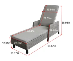 Broyhill Pembroke All-Weather Wicker Cushionsed Patio Chaise Lounge -Garden Oasis 810588250 X0 2