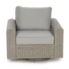 Broyhill Pembroke All-Weather Wicker Cushioned Patio Swivel Glider Chair -Garden Oasis 810588252 0436 A8 1