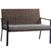 Broyhill Yorktown All-Weather Wicker Cushioned Patio Bench -Garden Oasis 810589089 1