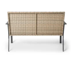 Broyhill Yorktown All-Weather Wicker Cushioned Patio Bench -Garden Oasis 810589090 3 A8