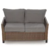 Broyhill Yorktown All-Weather Wicker Cushioned Patio Loveseat -Garden Oasis 810589123 0552 A8 1