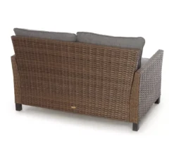 Broyhill Yorktown All-Weather Wicker Cushioned Patio Loveseat -Garden Oasis 810589123 0552 A8 3