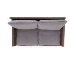 Broyhill Yorktown All-Weather Wicker Cushioned Patio Loveseat -Garden Oasis 810589123 0552 A8 6