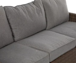 Broyhill Yorktown All-Weather Wicker Cushioned Patio Sofa -Garden Oasis 810589124 A8 5