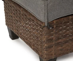 Broyhill Yorktown All-Weather Wicker Cushioned Patio Ottoman -Garden Oasis 810589130 0558 A8 2