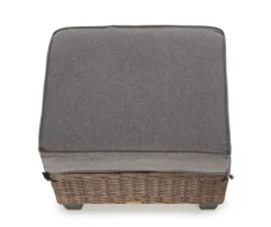 Broyhill Yorktown All-Weather Wicker Cushioned Patio Ottoman -Garden Oasis 810589130 0558 A8 4