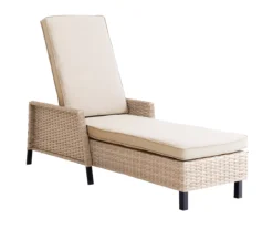 Broyhill Yorktown All-Weather Wicker Cushioned Patio Chaise Lounge -Garden Oasis 810589133 1