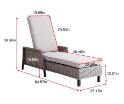 Broyhill Yorktown All-Weather Wicker Cushioned Patio Chaise Lounge -Garden Oasis 810589133 X0 2