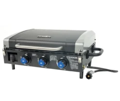 3-Burner Portable Gas Griddle With Lid -Garden Oasis 810590432 3