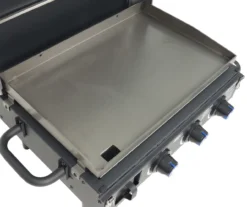 3-Burner Portable Gas Griddle With Lid -Garden Oasis 810590432 5