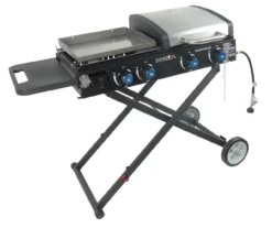 4-Burner Folding Gas Grill With Griddle -Garden Oasis 810590436 1