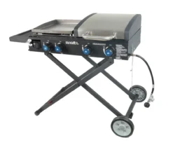 4-Burner Folding Gas Grill With Griddle -Garden Oasis 810590436 2