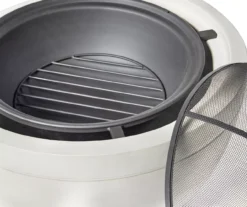 24" Concrete Look Wood Burning Fire Pit -Garden Oasis 810591284 2 A8