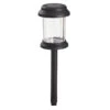 Black Column LED Solar Pathway Light Set, 8-Pack -Garden Oasis 810594025 A0
