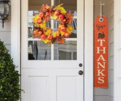 24" Apple, Berry & Leaf Wreath -Garden Oasis 810596395 3