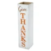 "Welcome" & "Give Thanks" Double Sided Box Sign