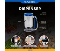 RAZOR 900mL Batter Dispenser -Garden Oasis 810597067 6