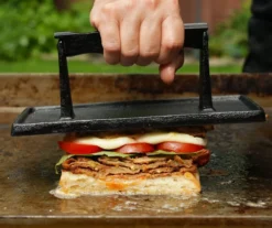 RAZOR Cast Iron Griddle Press -Garden Oasis 810597069 4