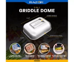 RAZOR 3-in-1 Griddle Dome -Garden Oasis 810597080 9