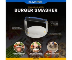 RAZOR Stainless Steel Burger Smasher Press -Garden Oasis 810597084 3