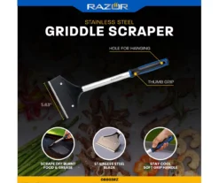RAZOR Stainless Steel Griddle Scraper -Garden Oasis 810597085 4