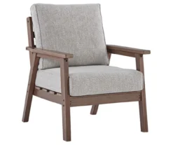 Emmeline Wood Look Cushioned Patio Lounge Chairs, 2-Pack -Garden Oasis 810599348 1