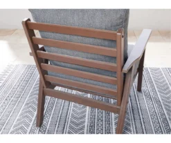 Emmeline Wood Look Cushioned Patio Lounge Chairs, 2-Pack -Garden Oasis 810599348 2