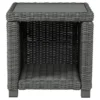Elite Park All-Weather Wicker Patio End Table -Garden Oasis 810599417 4