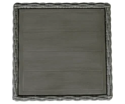 Elite Park All-Weather Wicker Patio End Table -Garden Oasis 810599417 6